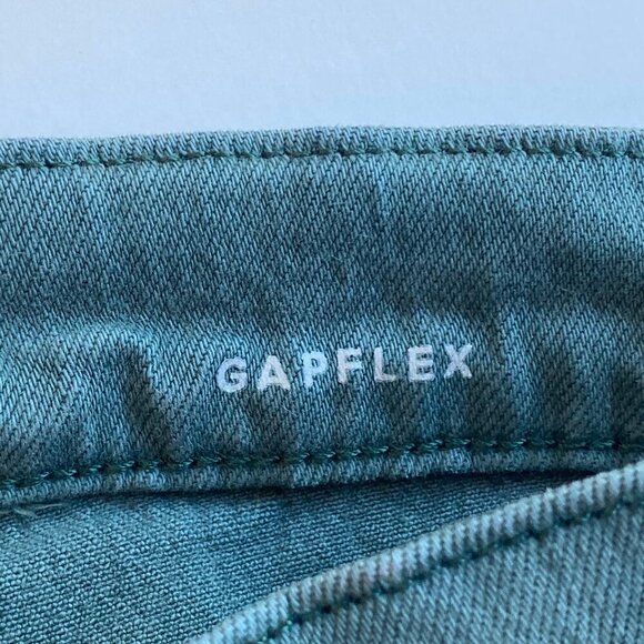 Gap Mens Straight Fit Green Jeans 31 x 32 GapFlex - Picture 5 of 13